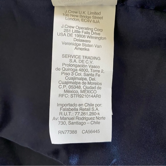 J. Crew Women's Stadium Cloth Wool Cocoon Coat Black Sz 4 Nello Gori Mill Winter - Picture 13 of 16